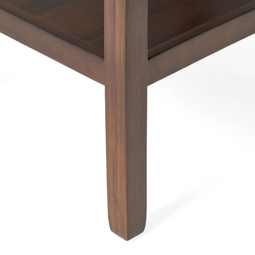 27" Acacia Wood Side Table S4432