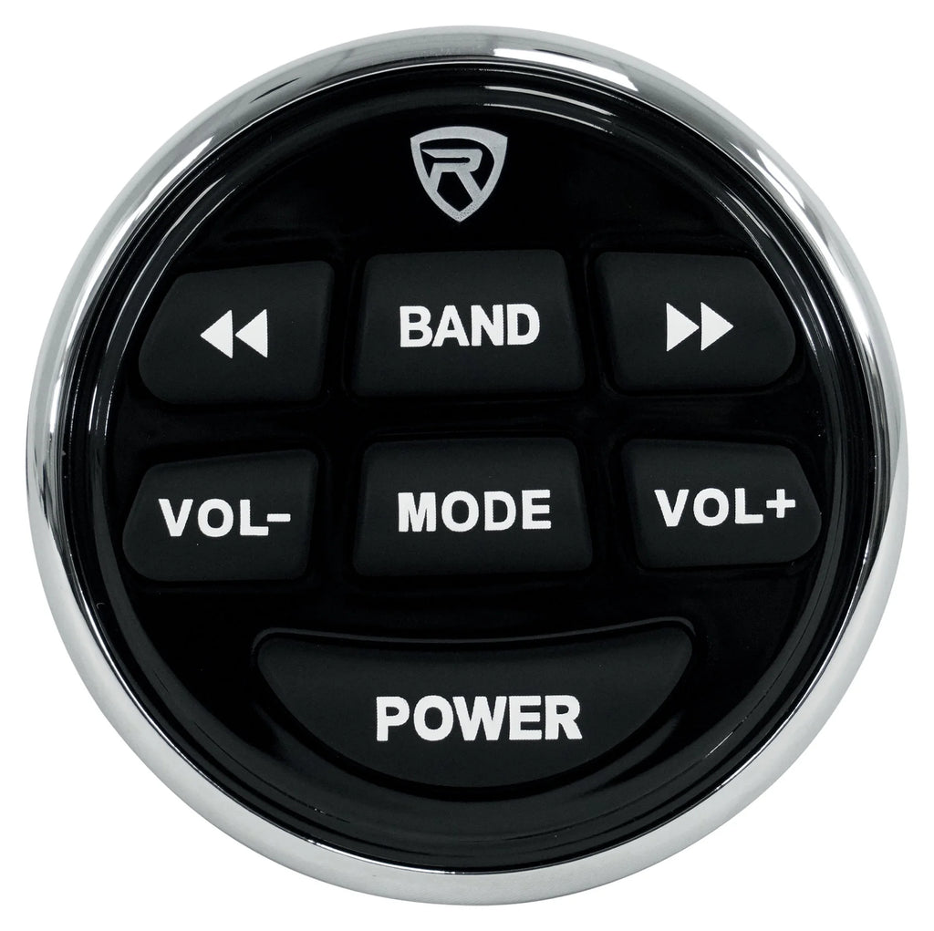 White 6.5" Marine Wakeboard Tower Speakers with Bluetooth Receiver H97554