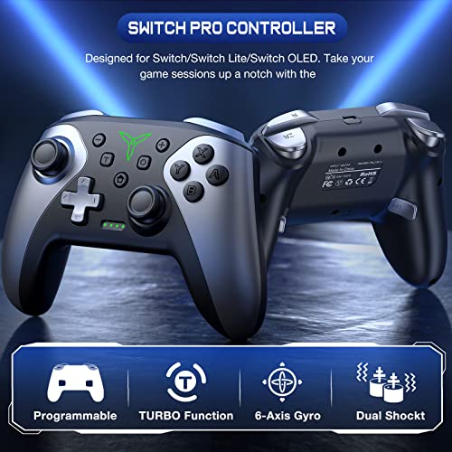 Wireless Switch Controller with Back Buttons, Programmable, Turbo Function Y737028
