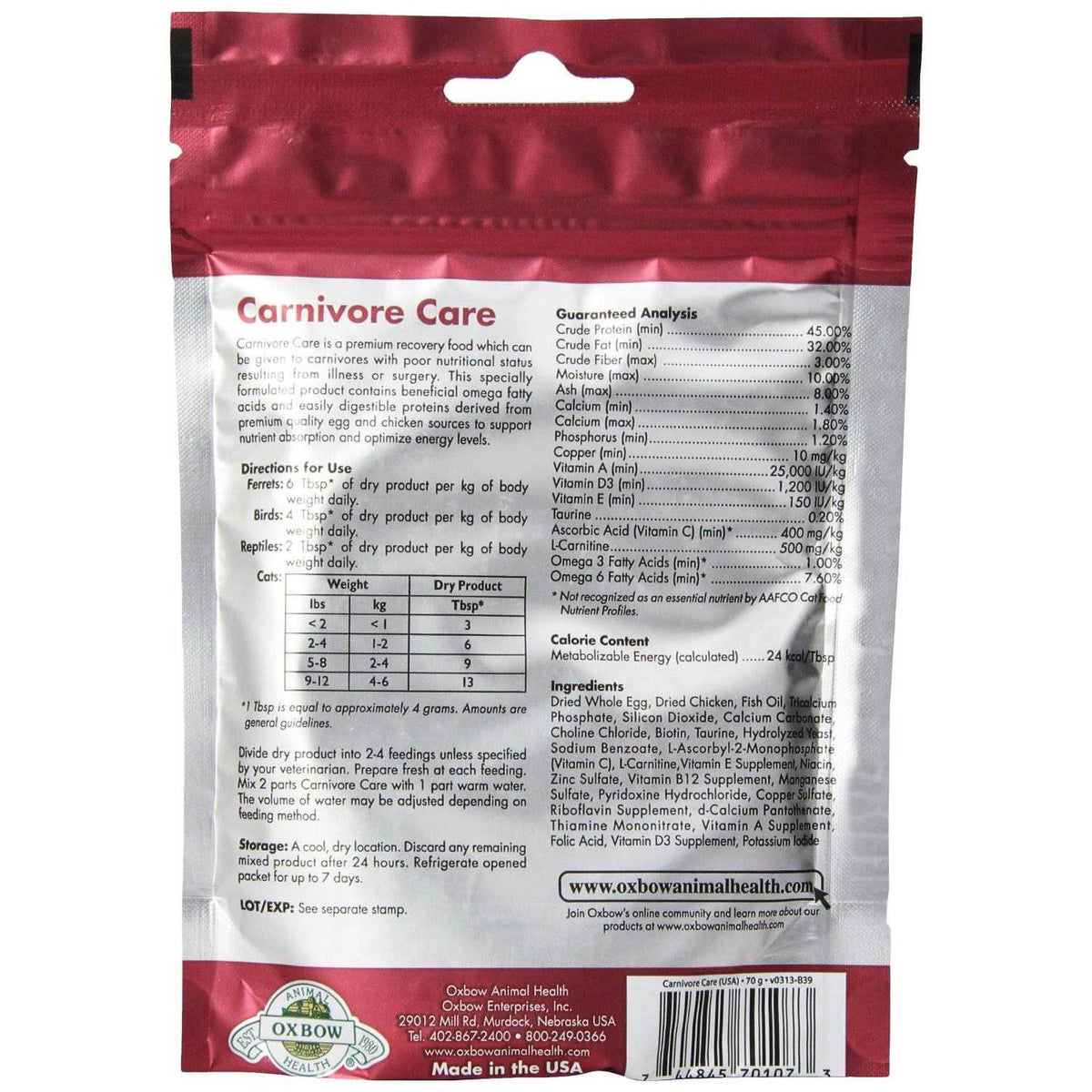 Carnivore Care Pet Supplies M33625