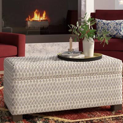 Tufted Storage Ottoman Q87375