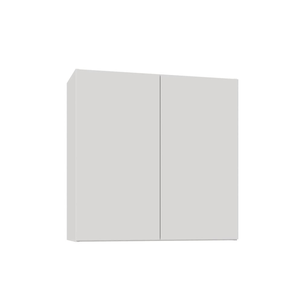 White Slab Door Wall Stock Cabinet V972419