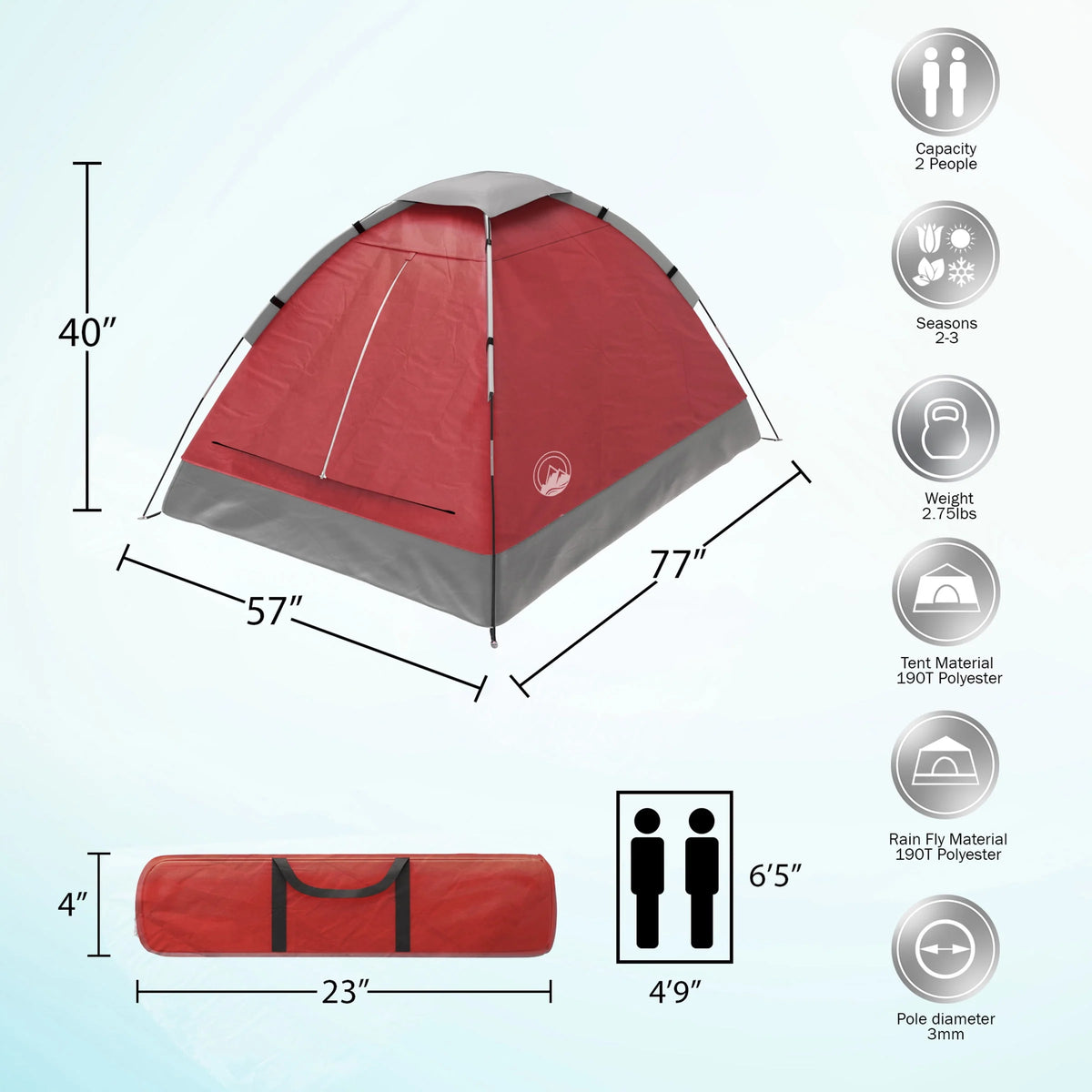 2-Person Dome Tents B8635
