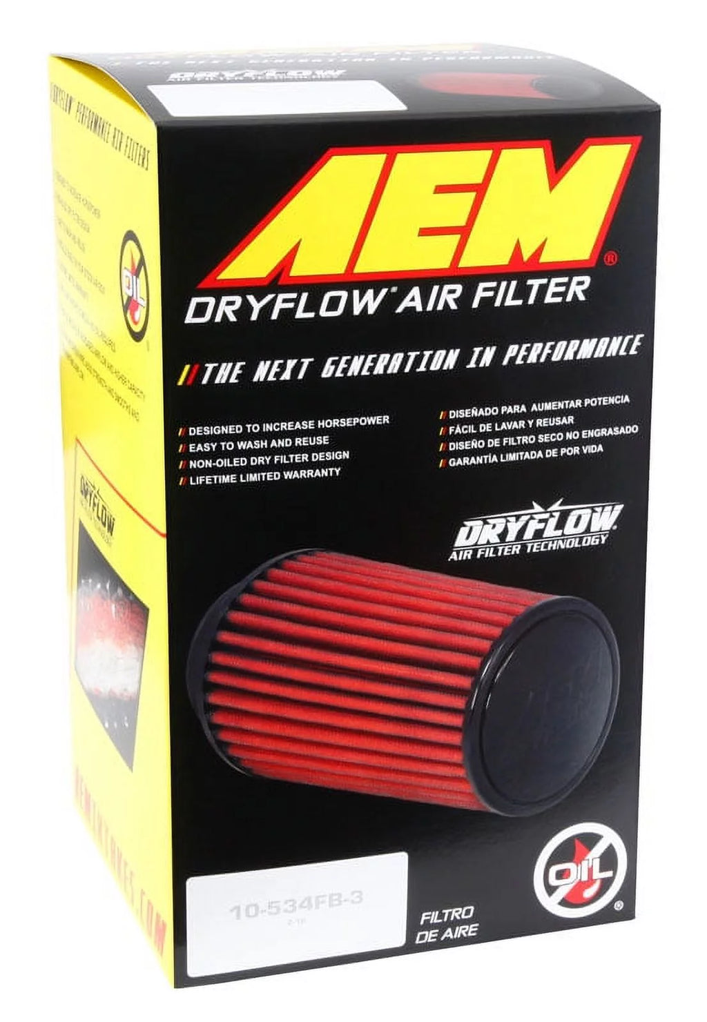 Universal DryFlow Clamp-On Air Filter K223403