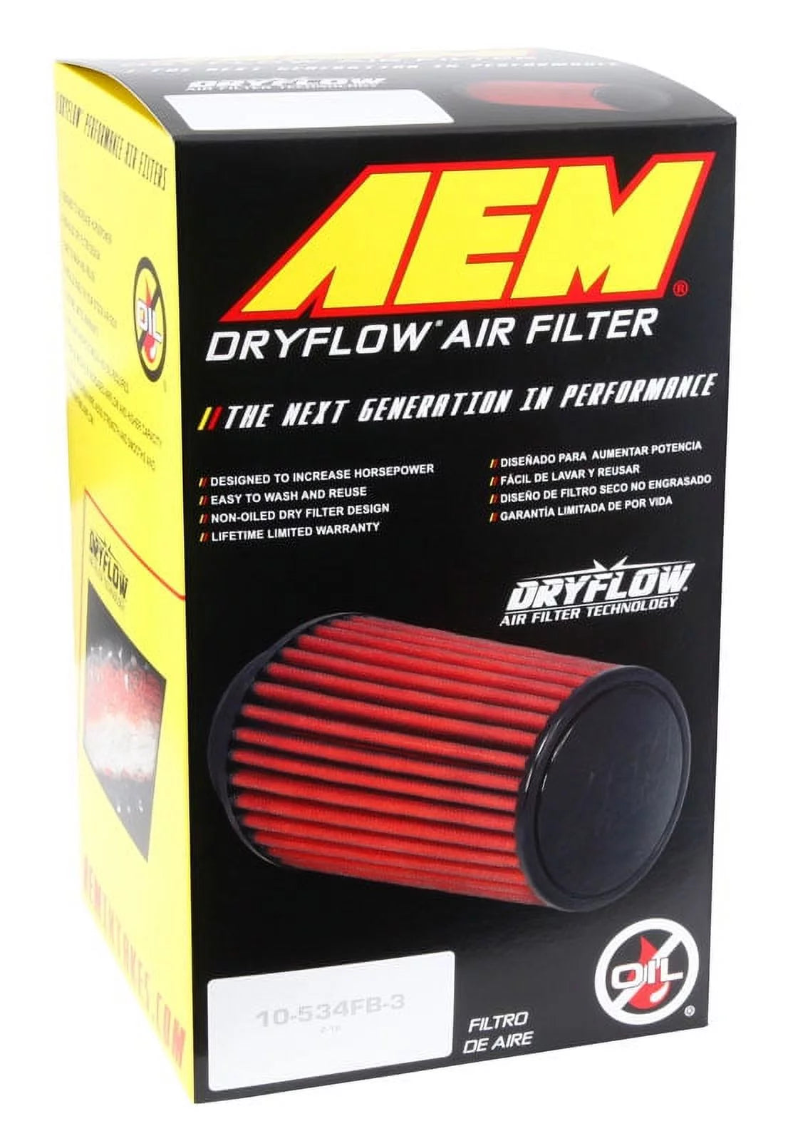 Universal DryFlow Clamp-On Air Filter K223403