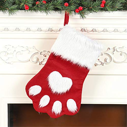 Plush Plaid Christmas Stockings C7197