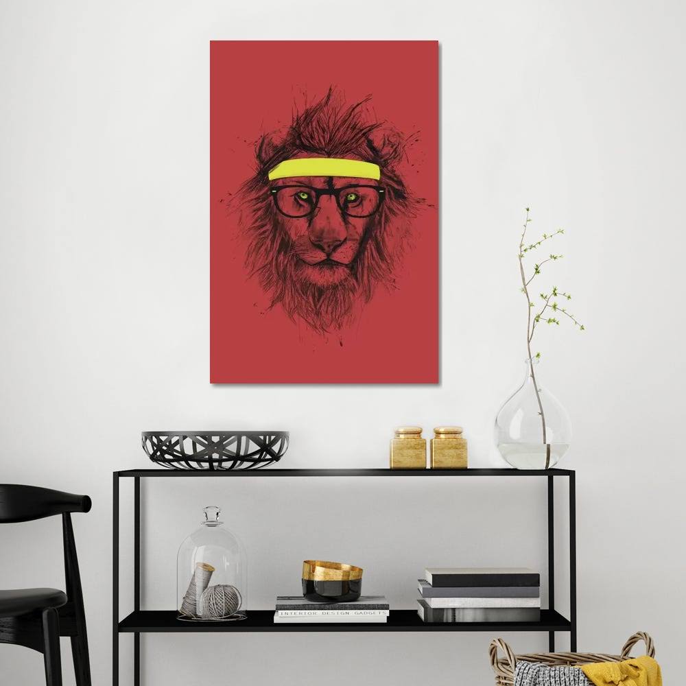 Red Canvas Wall Decor Prints O846703