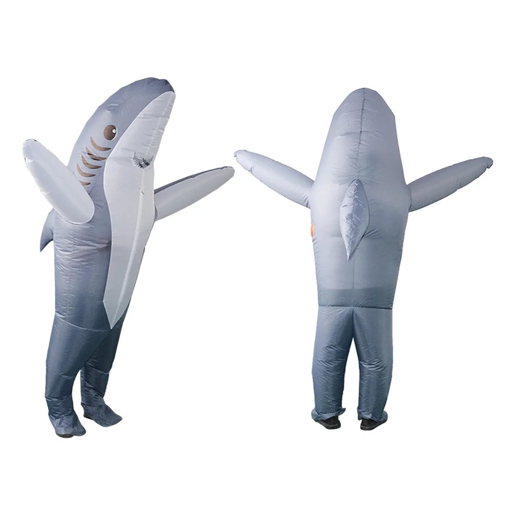 Grey Dolphin Inflatable Costume B479