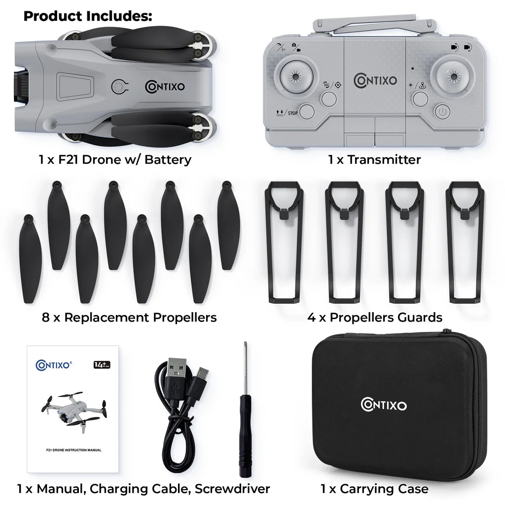 Foldable RC Drone with 1080P HD Camera F28692