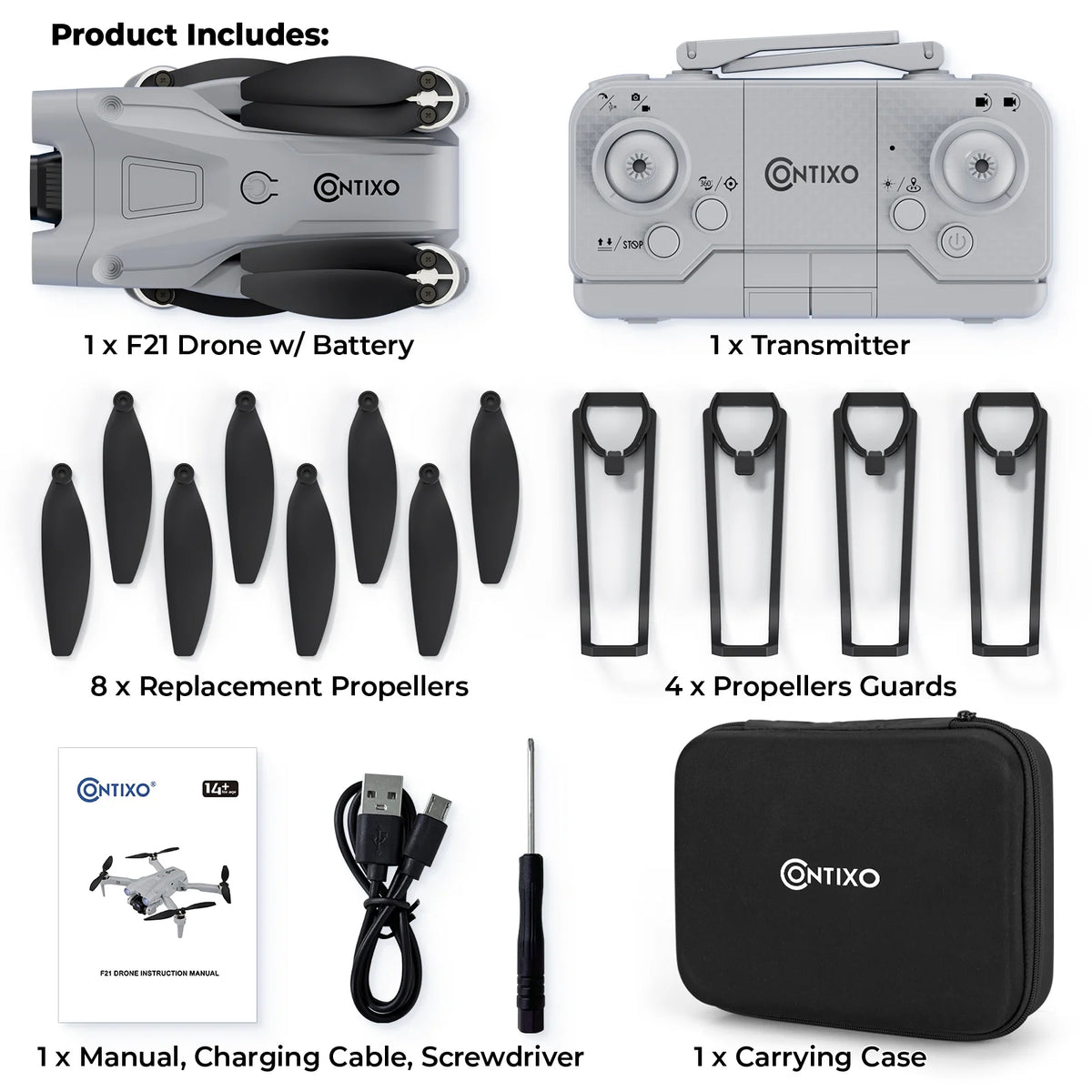 Foldable RC Drone with 1080P HD Camera F28692