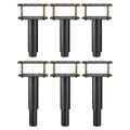 Adjustable Height Bed Frame Support Legs Black X3028