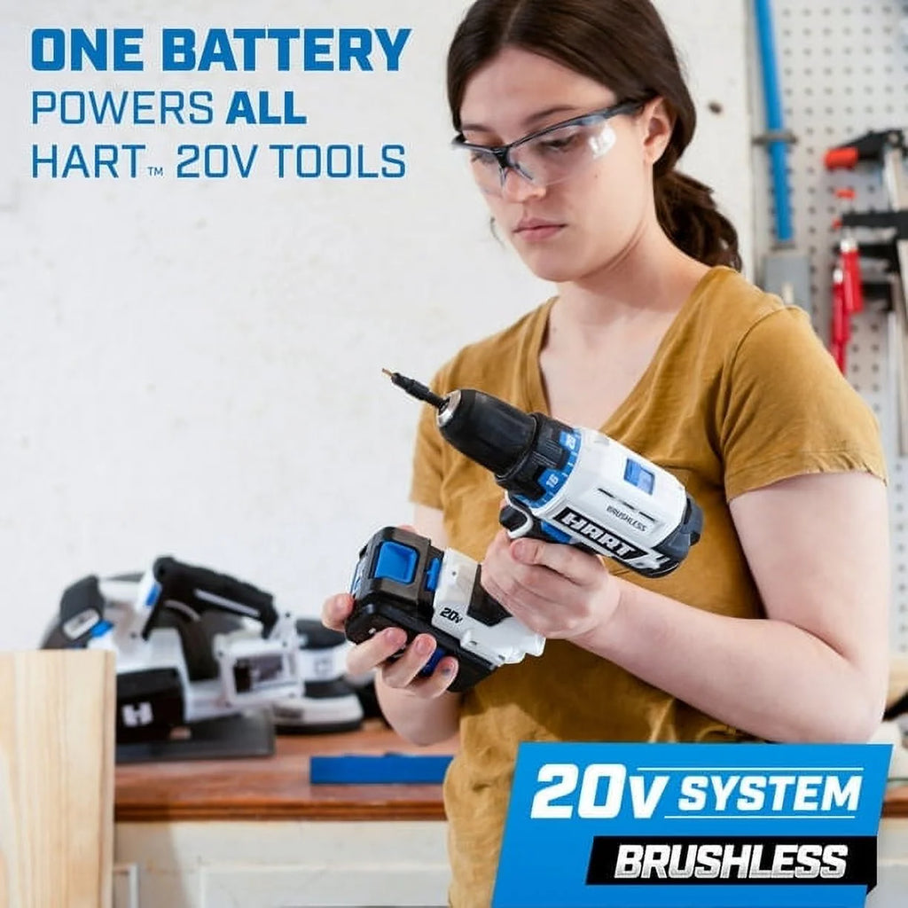 20-Volt Cordless Brushless 1/2-inch Drill/Driver Kit with 2Ah Lithium-Ion Battery N2657