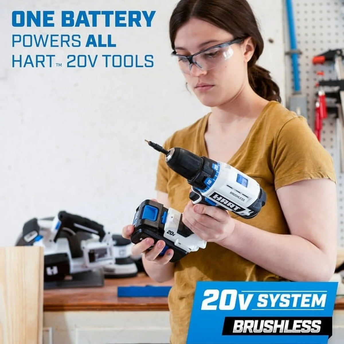20-Volt Cordless Brushless 1/2-inch Drill/Driver Kit with 2Ah Lithium-Ion Battery N2657