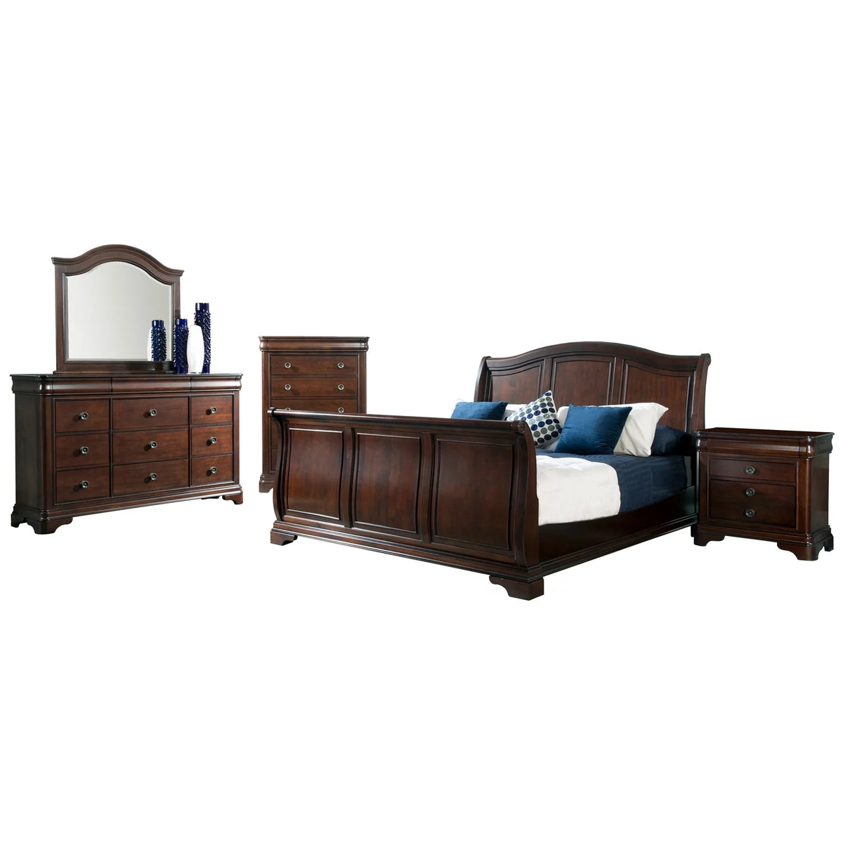 King Sleigh Bedroom Set O315
