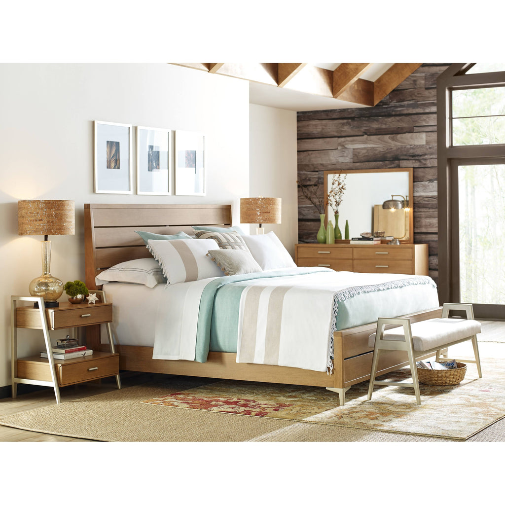 2 Drawer Leg Nightstand S366