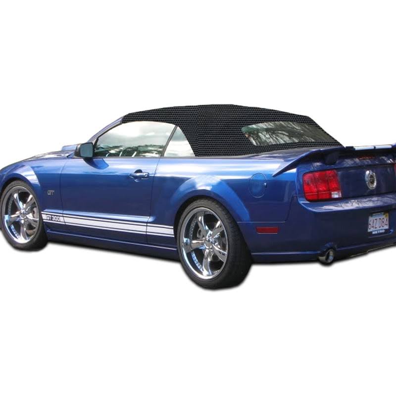 1994 Ford Mustang Convertible Top Vinyl Black S44611