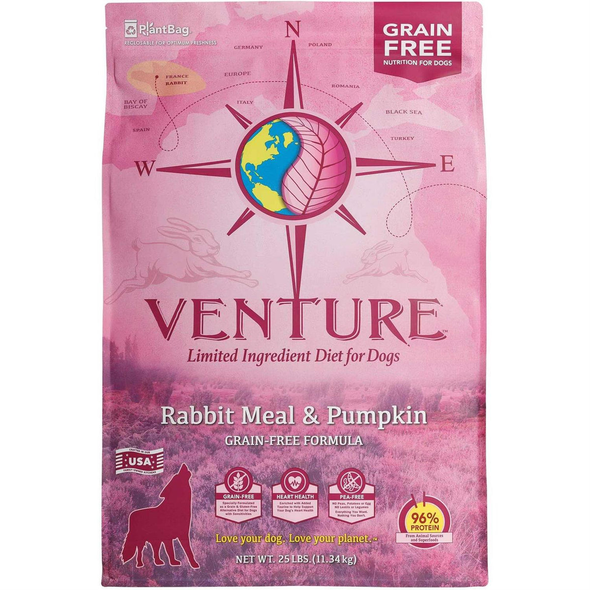 Grain Free Rabbit Meal Pumpkin Dry Dog Food C59276