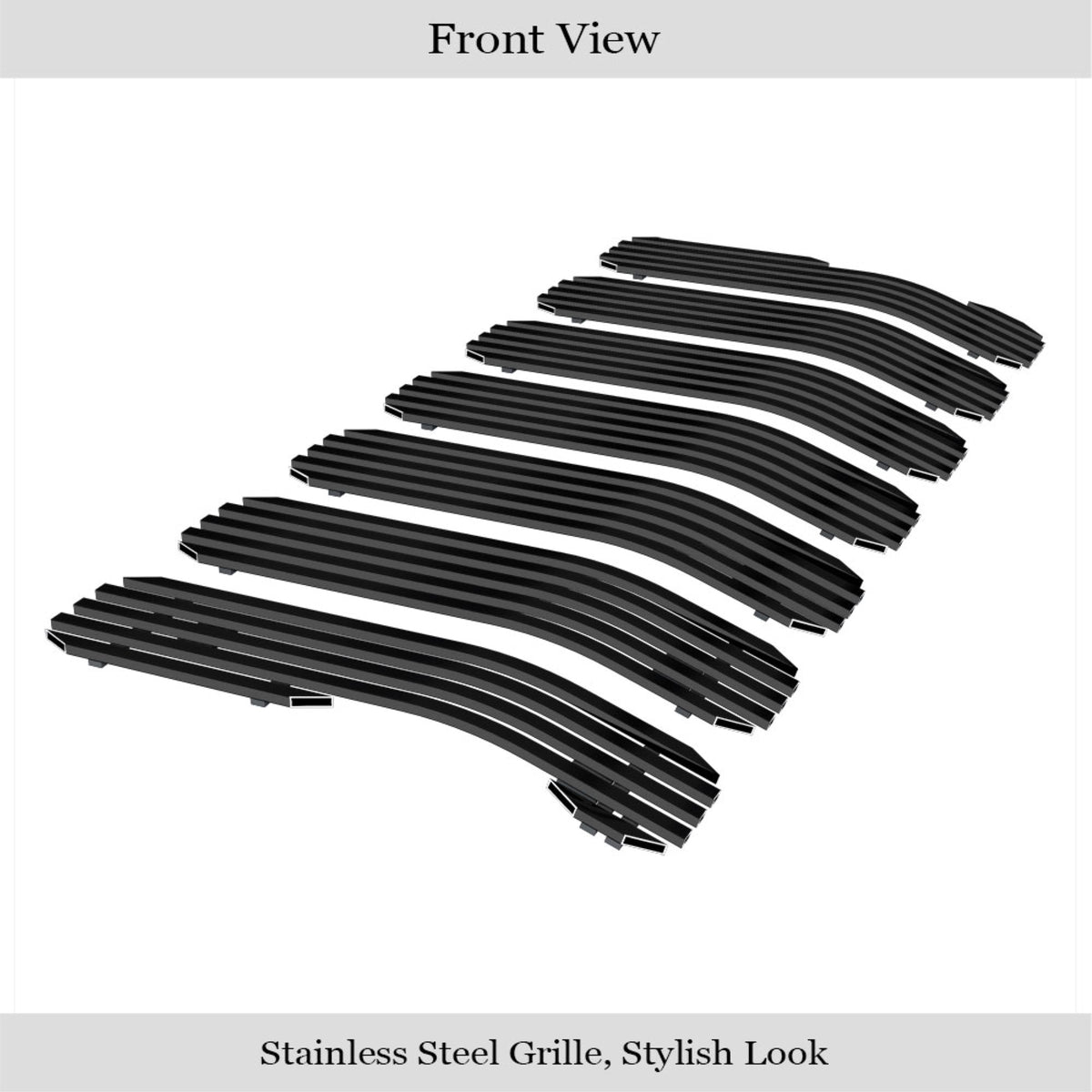 8X6 Horizontal Billet Grille D637