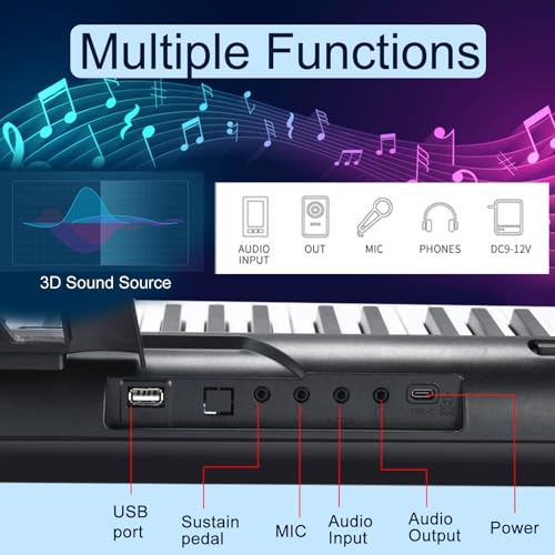 88 Key Semi Weighted Digital Piano with Stand G82822
