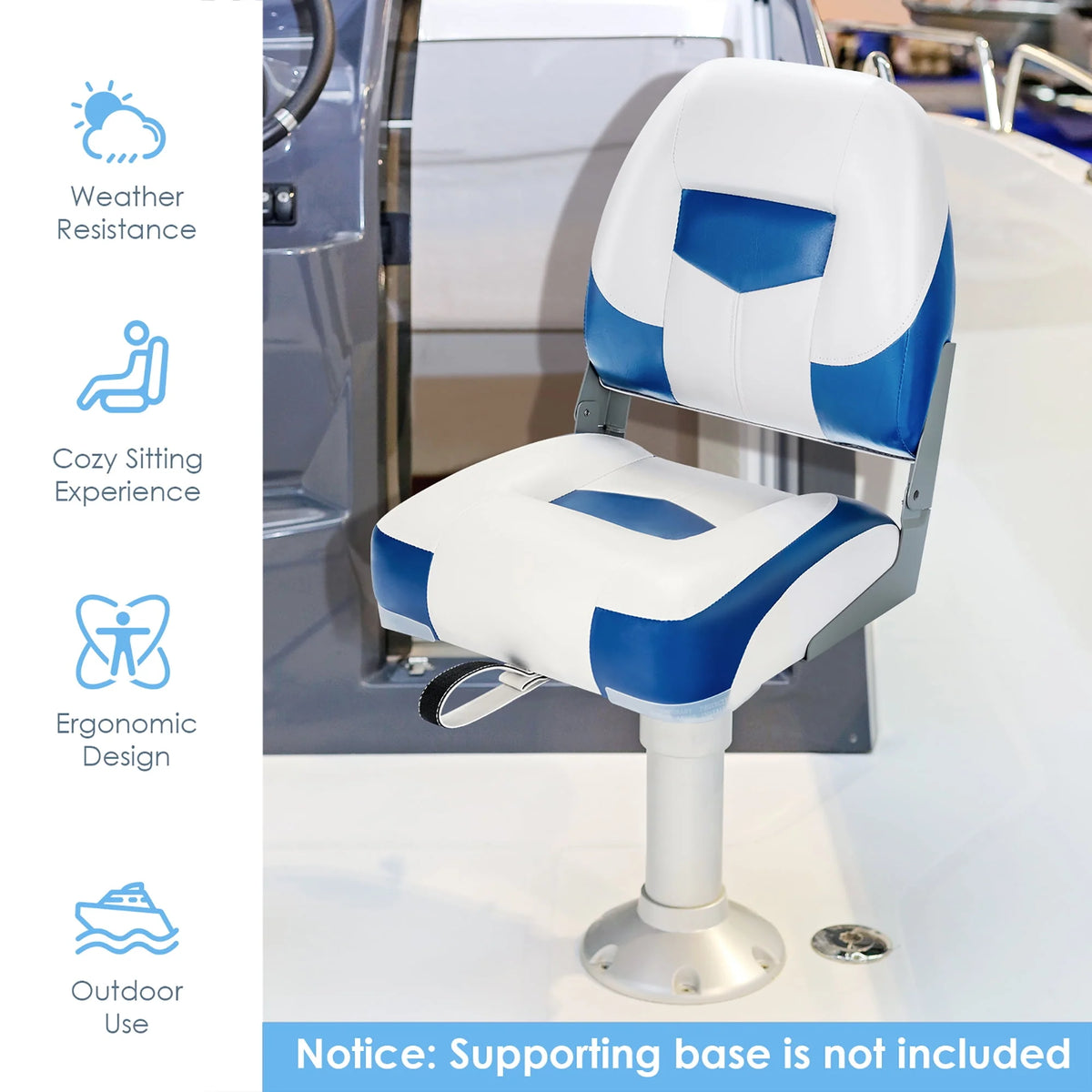 Set of 2 Folding Boat Seat E676693