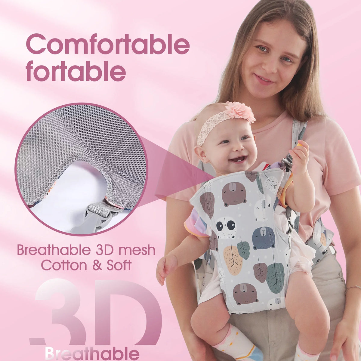 4 in 1 Ergonomic Baby Carrier V48536