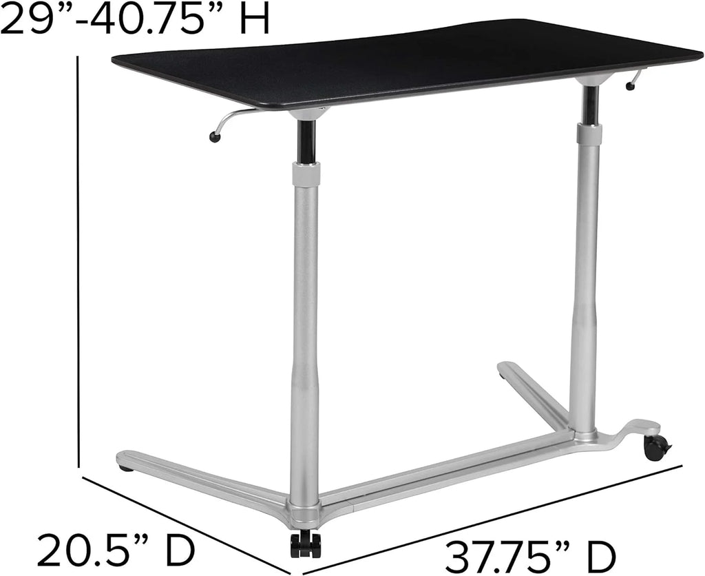 Black Ergonomic Standing Desk S418