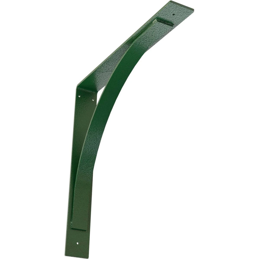 Hammered Deep Green Steel Bracket A221292