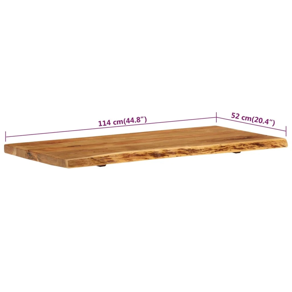Solid Acacia Wood Bathroom Vanity Top P891