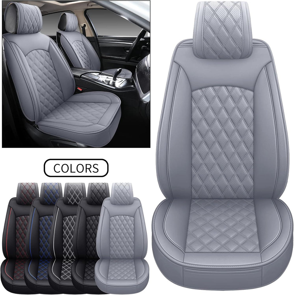 Waterproof Faux Leather Car Seat Covers Full Set N1131
