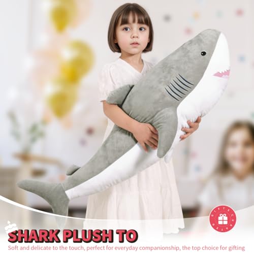 40 Inch Giant Shark Stuffed Animal Plush Toy S1725