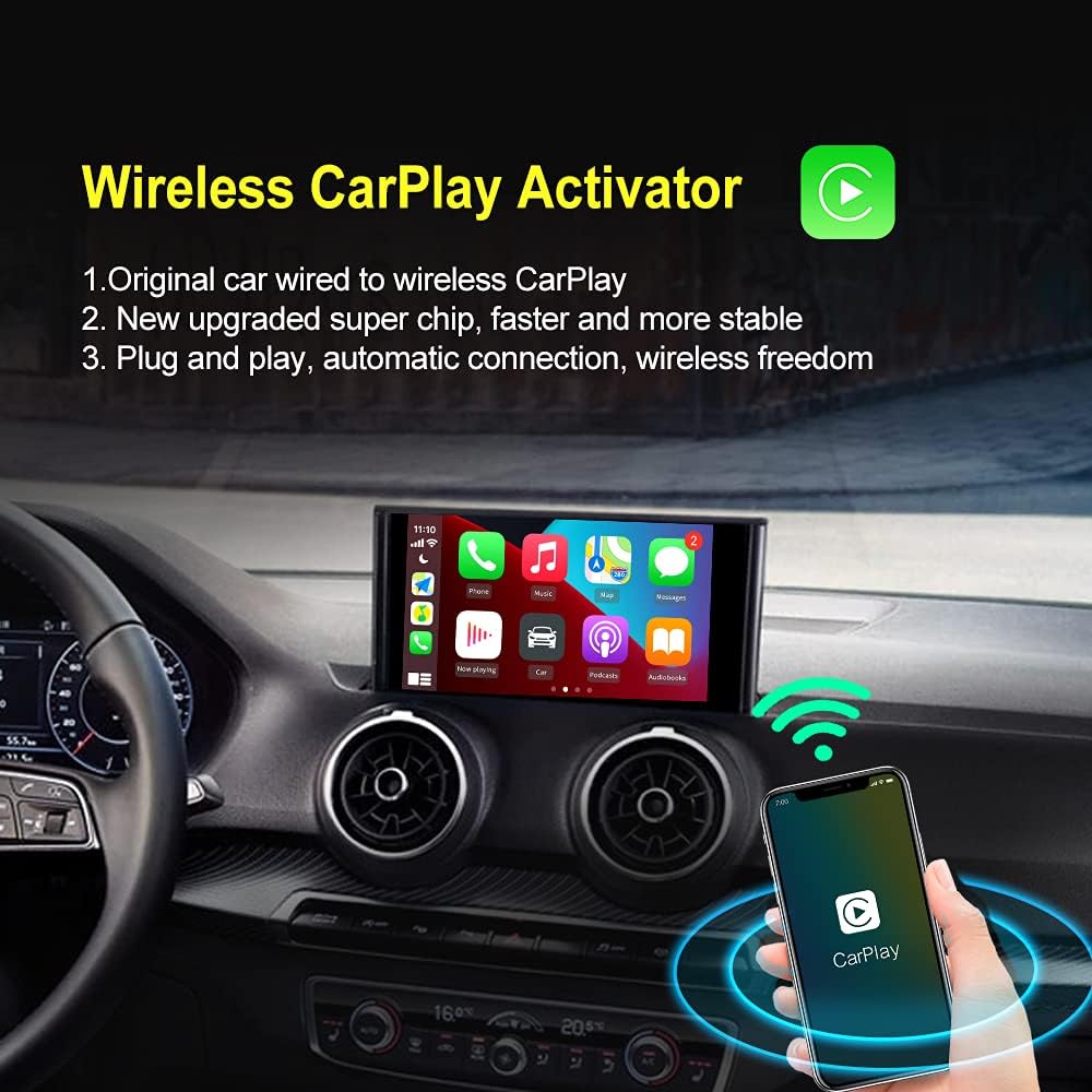 Wireless CarPlay Adapter, 3.0 Version, Wi-Fi 5G V495209