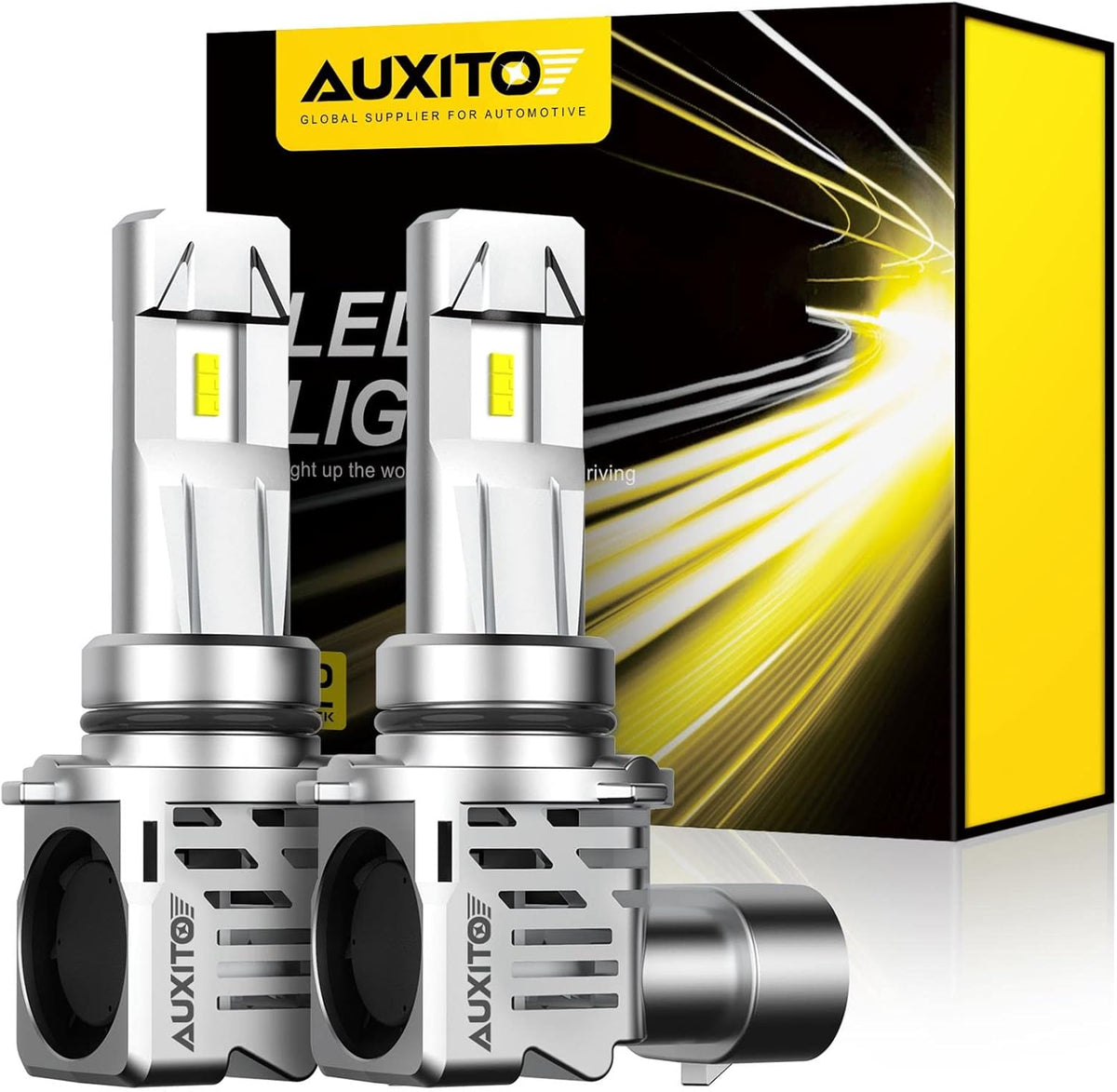 9006 LED Headlight Bulbs, 6500K Xenon White, Pack of 2 I765