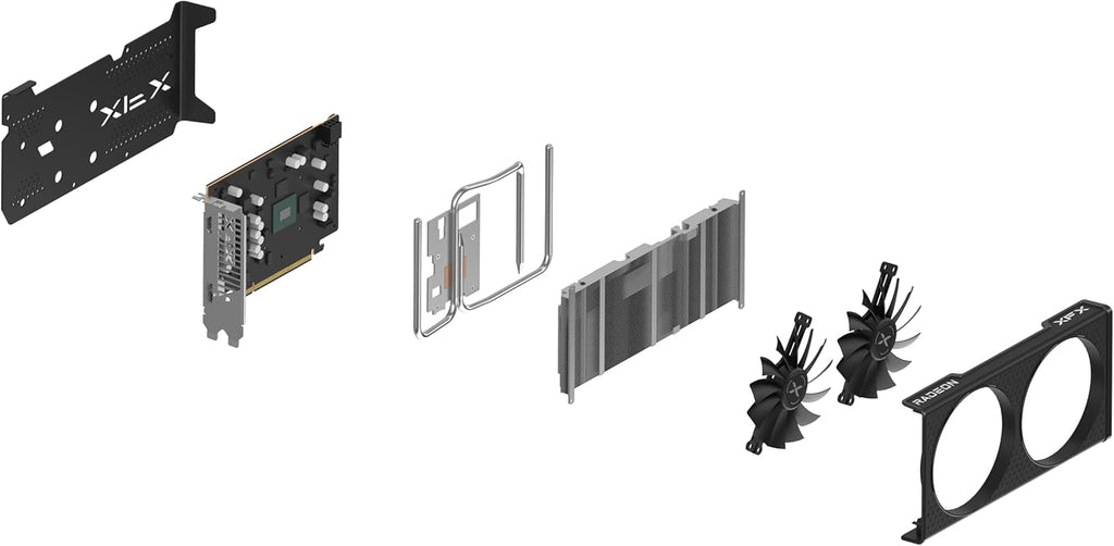 Black Gaming Graphics Card with 4GB GDDR6 N3915