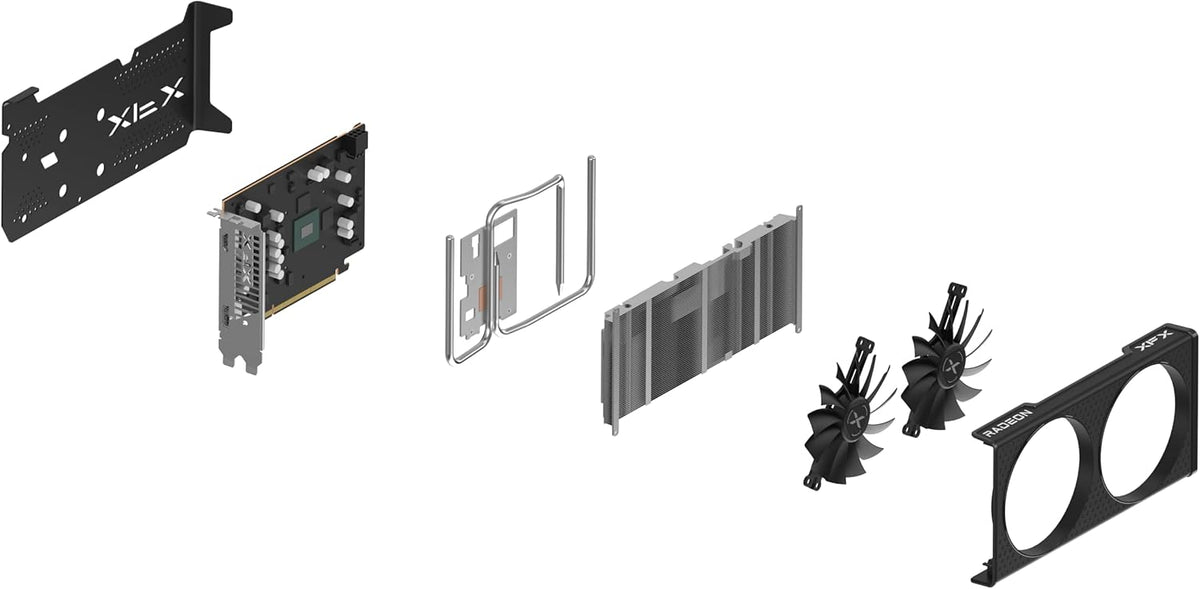 Black Gaming Graphics Card with 4GB GDDR6 N3915