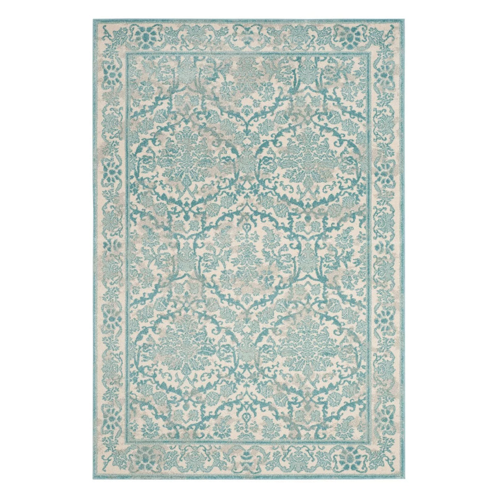 Ivory Gold Bordered Area Rug 10' x 14' X170
