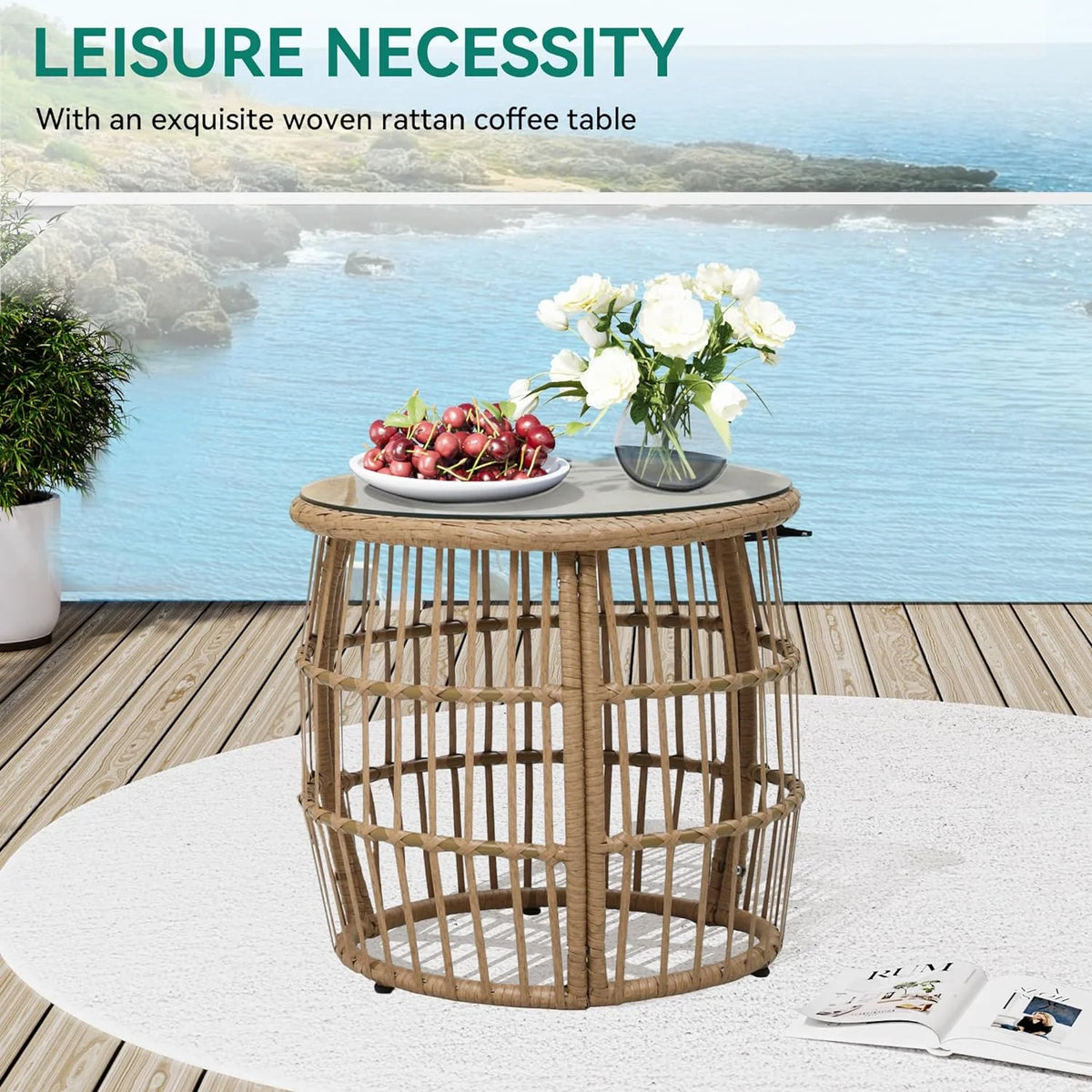 Double Egg Chair with Legs 2 Person Wicker Egg Chair with Cushions O1376