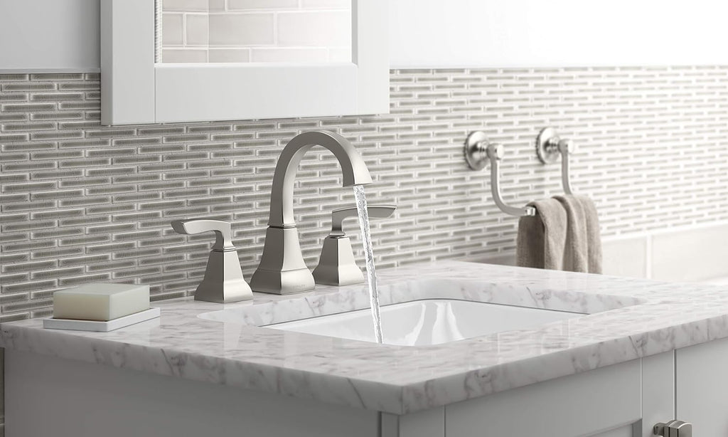 White Under-Mount Bathroom Sink V7915