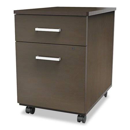 Mocha 2-Drawer Vertical Filing Cabinet T9069
