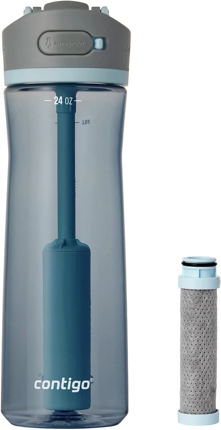 24 oz Plastic Filter Water Bottle R49114