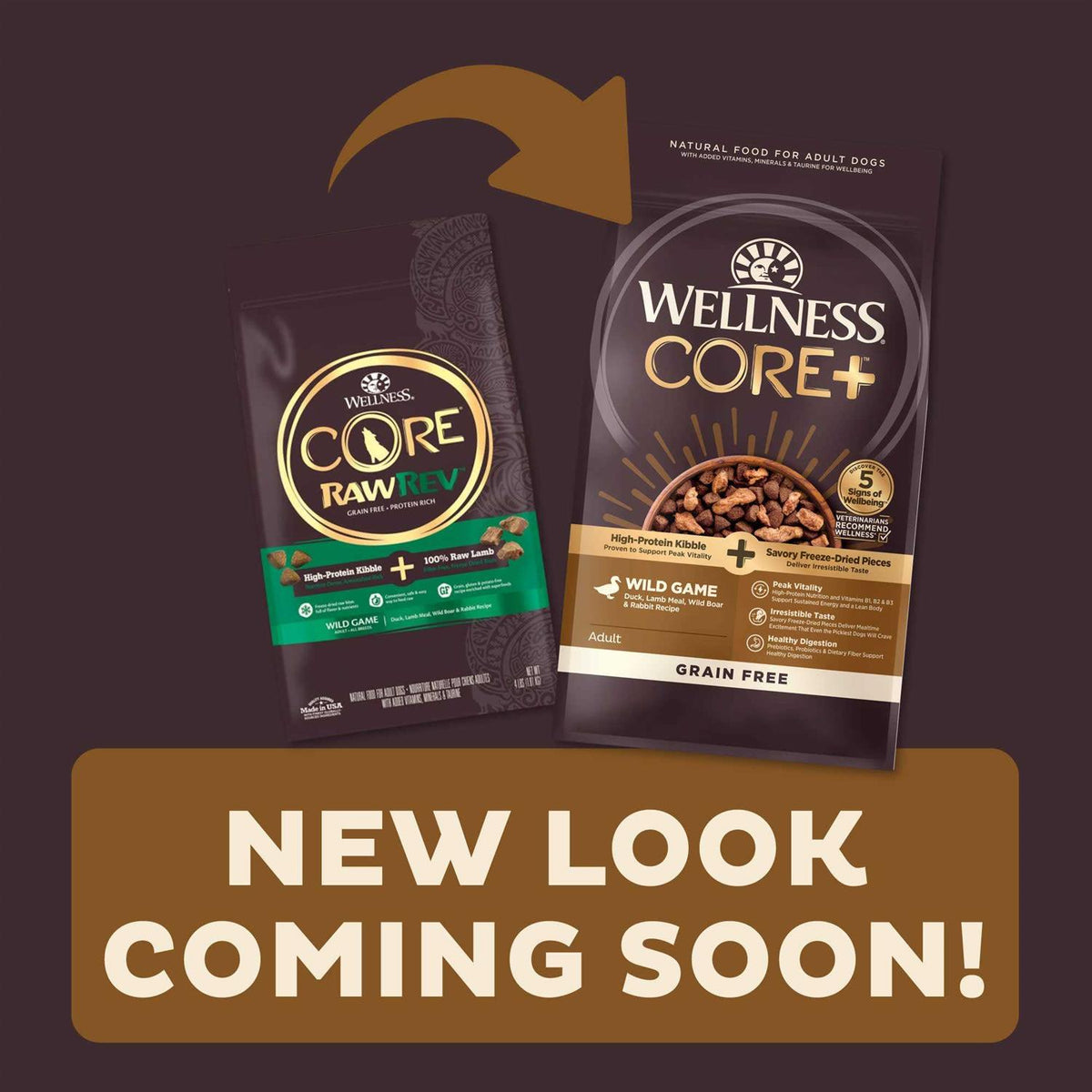 Grain Free Wild Game Freeze Dried Dry Dog Food C600652