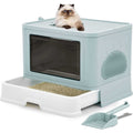 Enclosed Cat Litter Box with Lid A8303