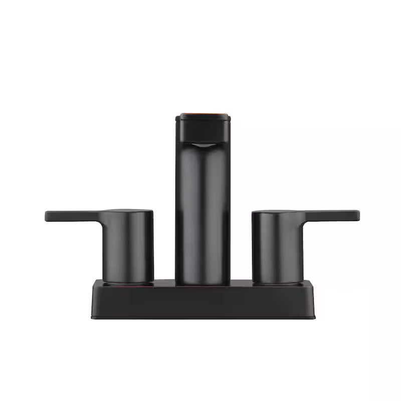 4 in. Centerset 2-Handle Low-Arc Bathroom Faucet in Bronze G65733