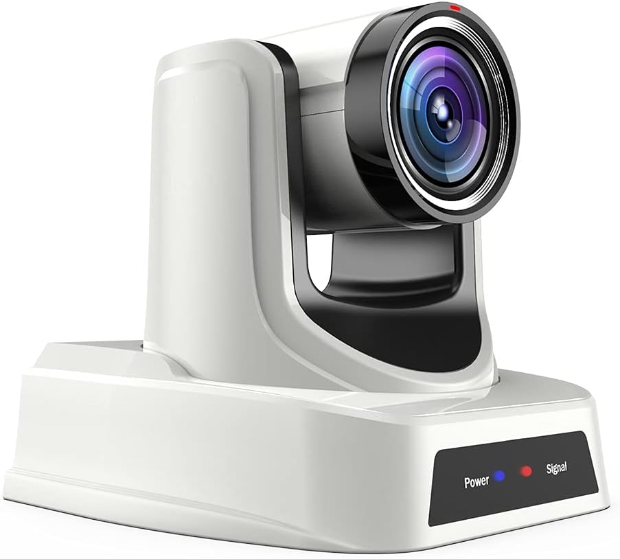 WhiteCamera PTZ Camera with 30X + 8X Zoom, 3G-SDI, HDMI and IP Streaming Outputs A32296
