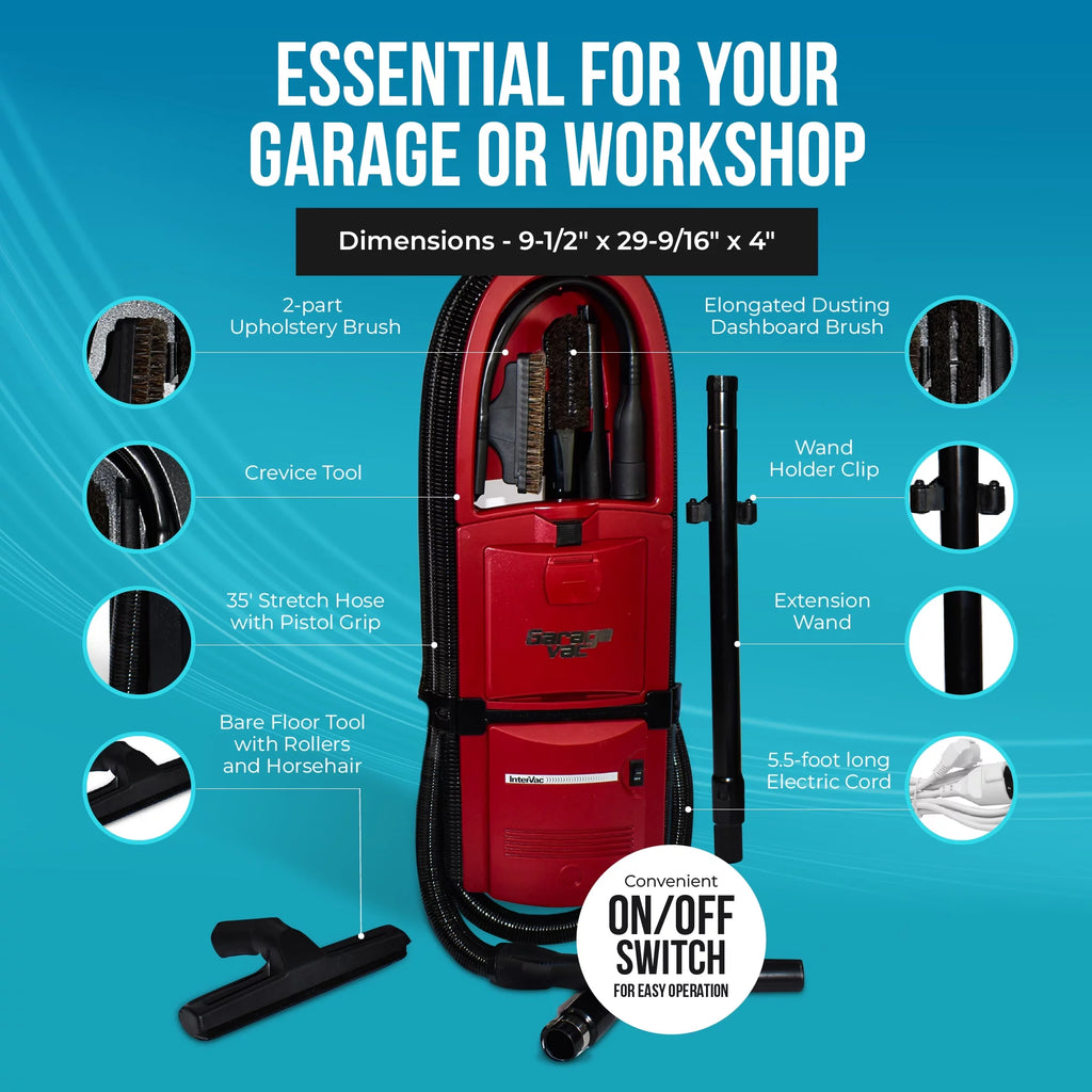 1 Gallon Wall Mounted Garage Vacuum Cleaner E369475