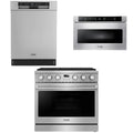 36 Gas Range, Dishwasher and Microwave X2120