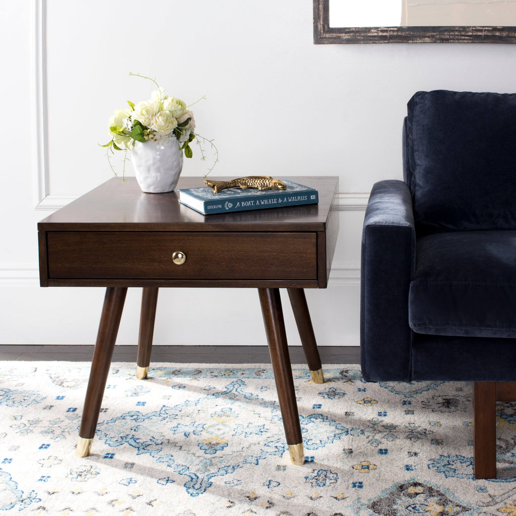 Brown Cap End Table S984644