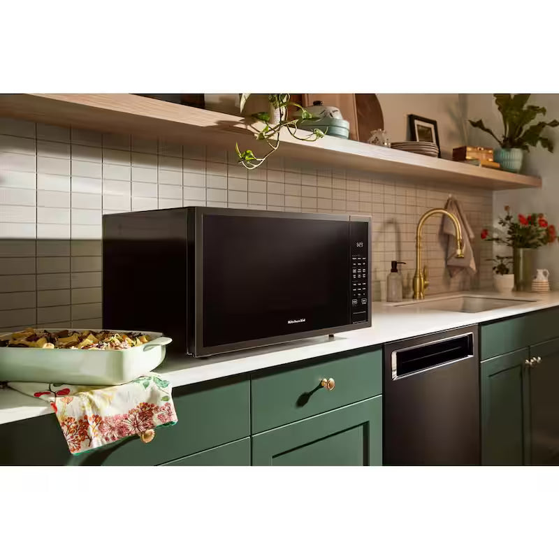 Black Stainless Countertop Microwave C542646