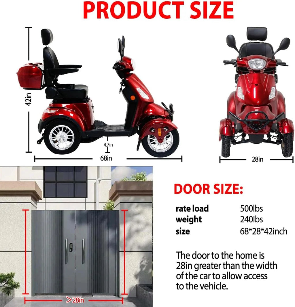 4-Wheel Electric Mobility Scooter F320376