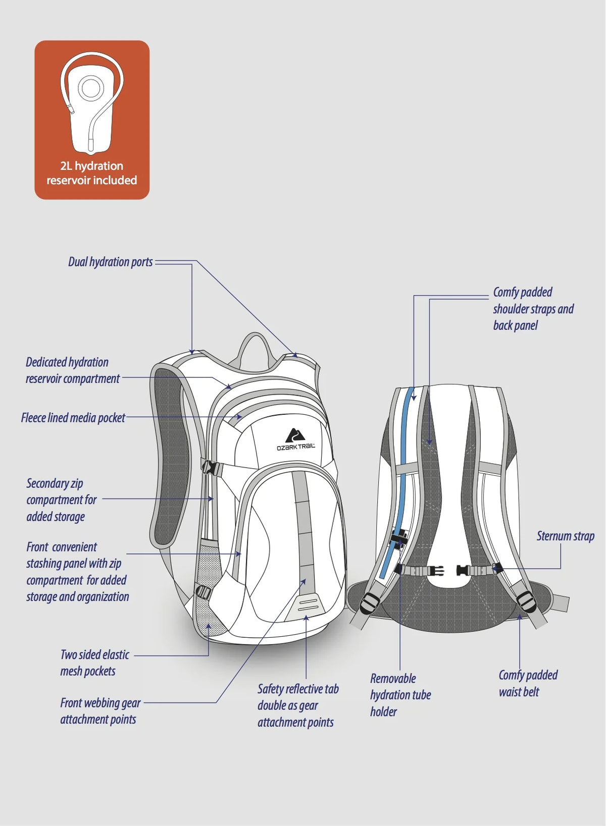 23L Hydration Pack W107