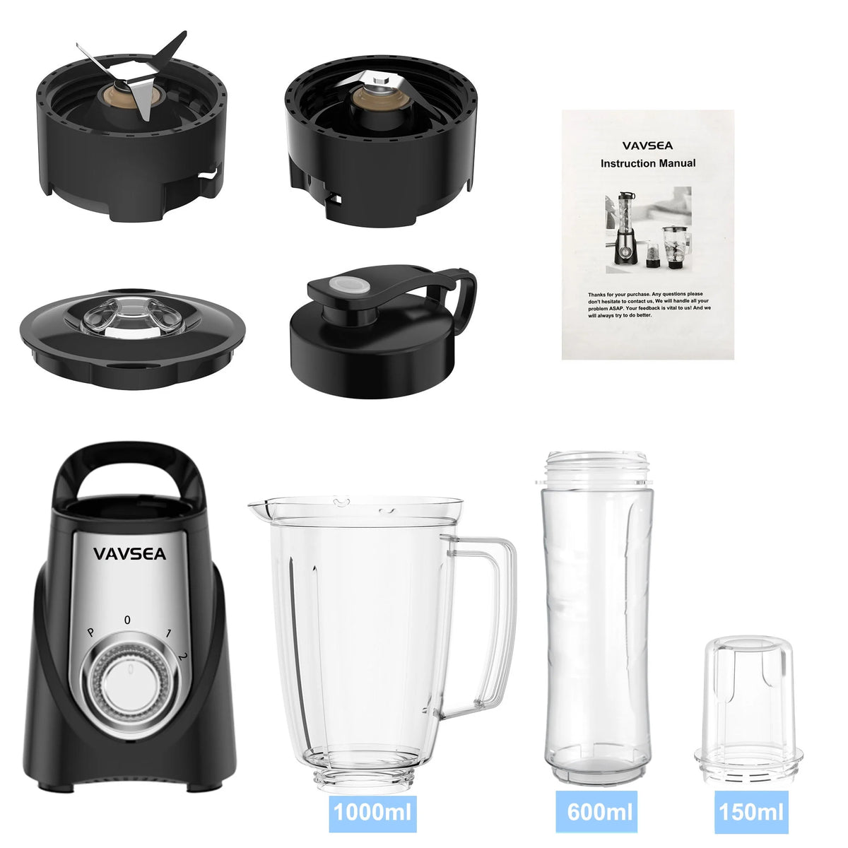 1000W BPA-Free Smoothie Blender I491